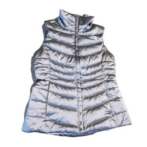 The North Face Silver 550 Goose Down Puffer Vest Womens Size XS